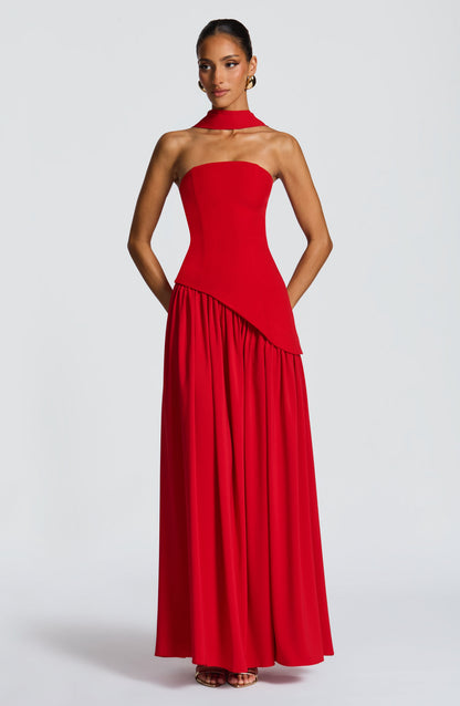 Maliyah Maxi Dress - Red