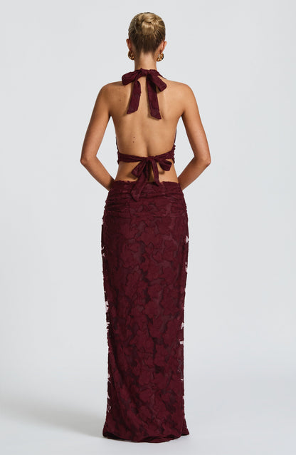 Myra Top - Cherry Lacquer