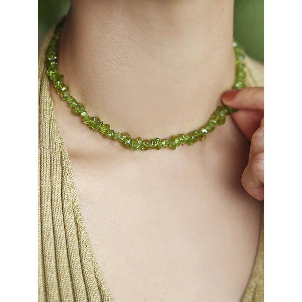 Collar de cristales irregulares Nora 