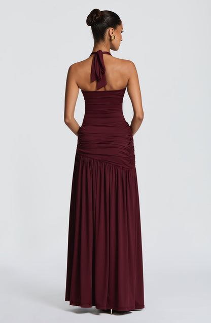 Odele Bodysuit - Cherry Lacquer