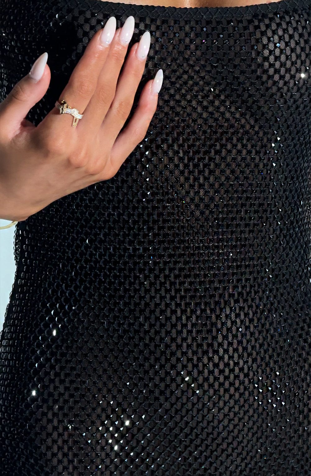 Nicola Mini Dress - Black