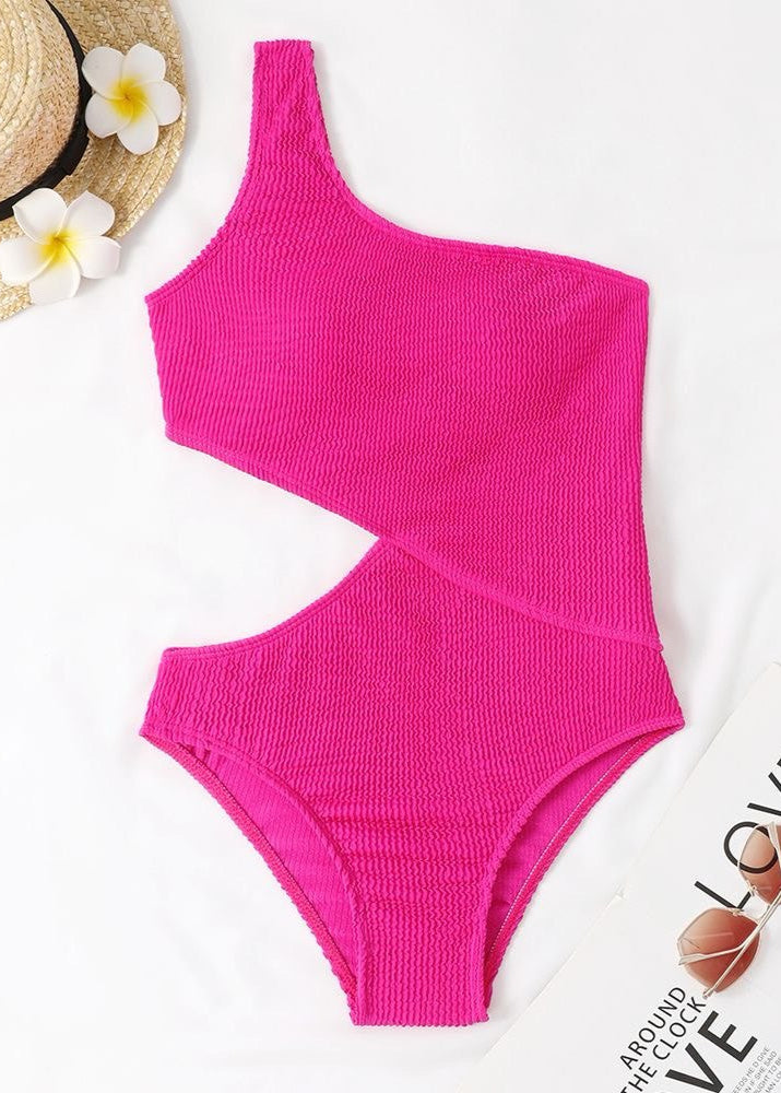 Riviera Cutout One-Shoulder Swimsuit