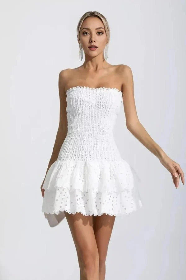 Stacey Strapless Summer Mini Dress