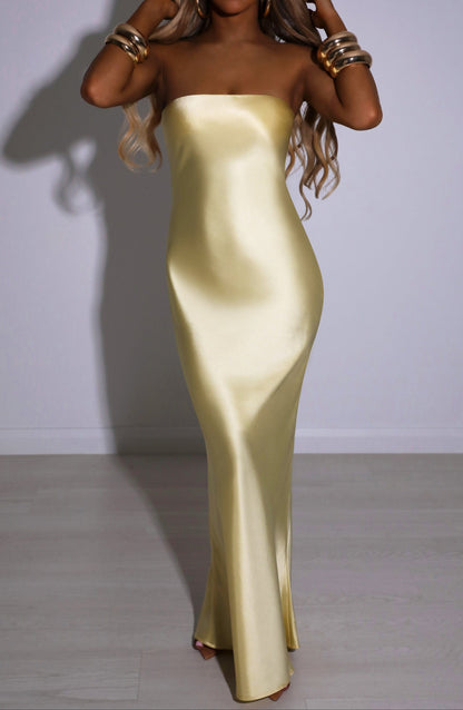 Idalia Maxi Dress - Lemon