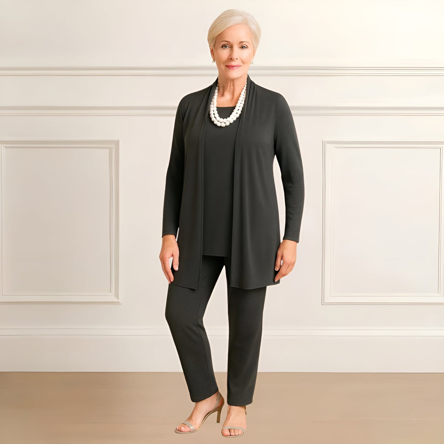 Ingrid™ | Cardigan Top & Pants Set