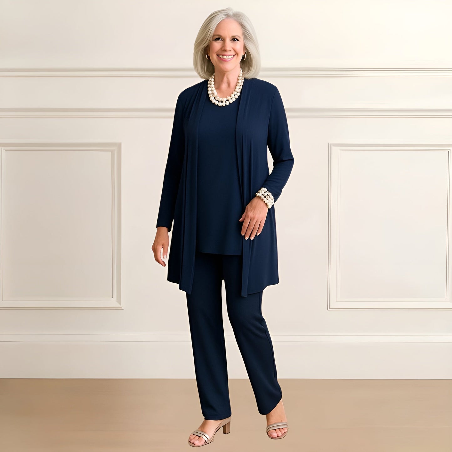Ingrid™ | Cardigan Top & Pants Set
