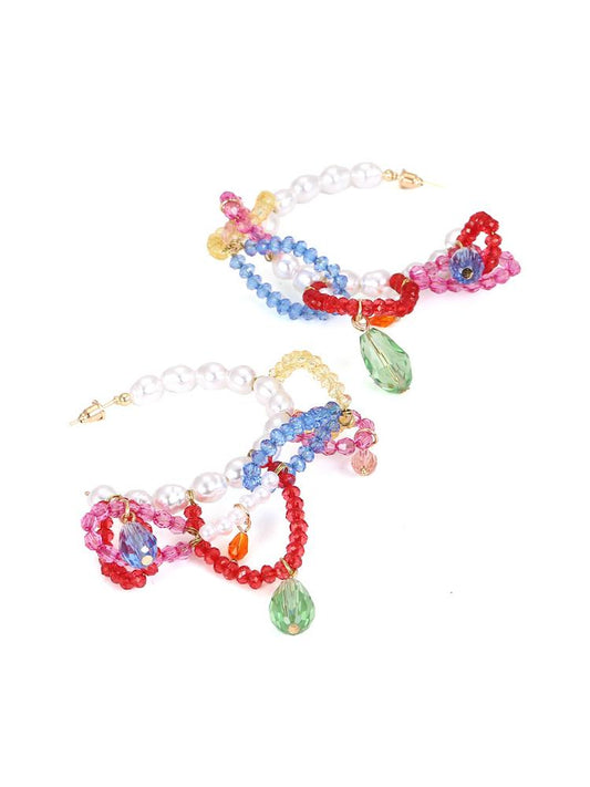 Pendientes de borlas con cuentas Rox 