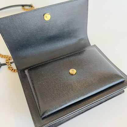 Saint Laurent Sunset Crossbody Leather Bag