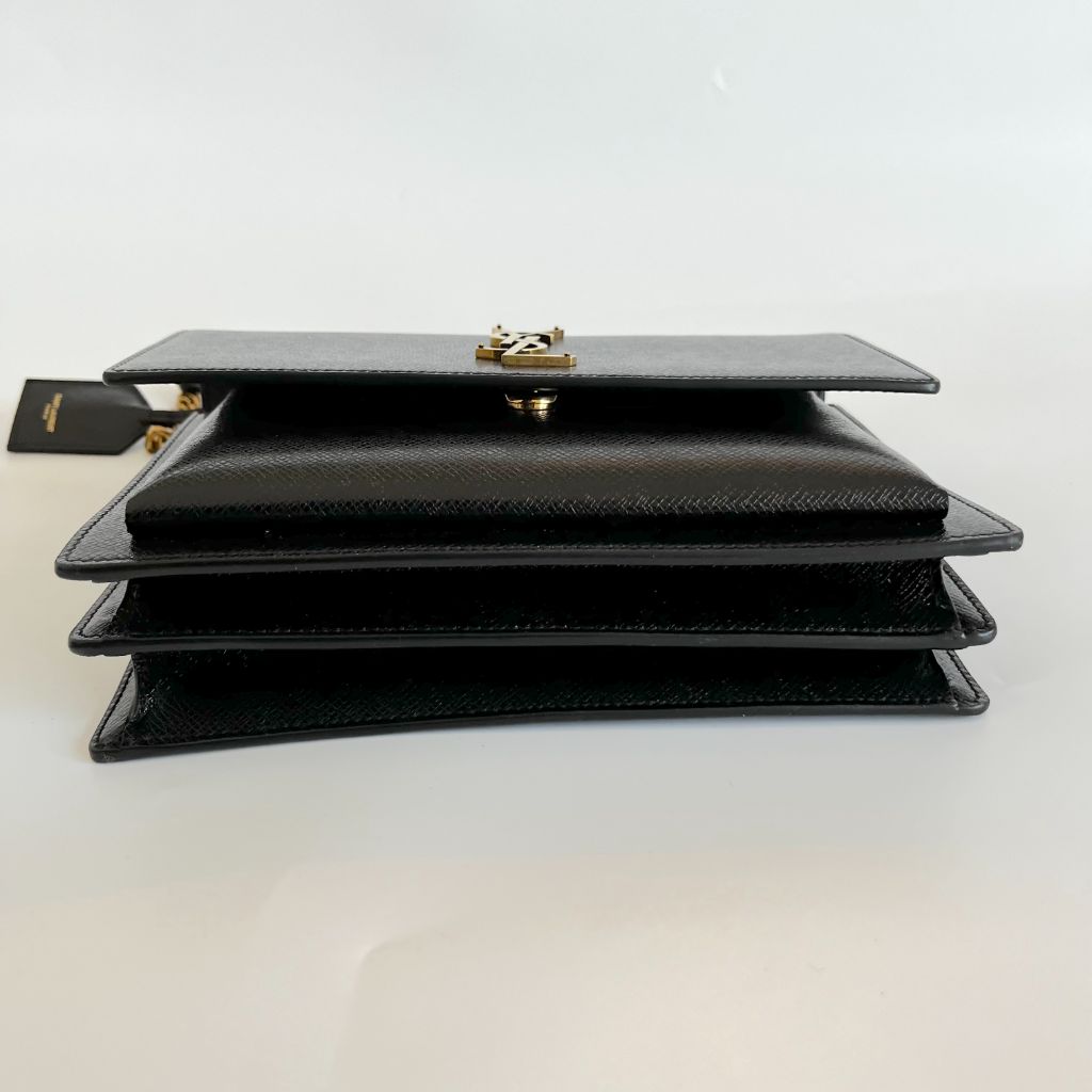 Saint Laurent Sunset Crossbody Leather Bag