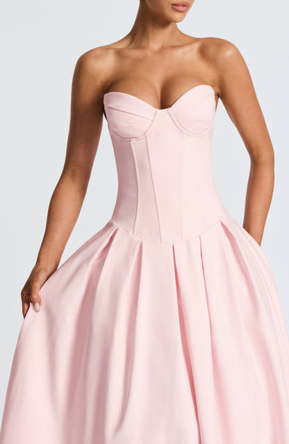 Salma Midi Dress - Blush