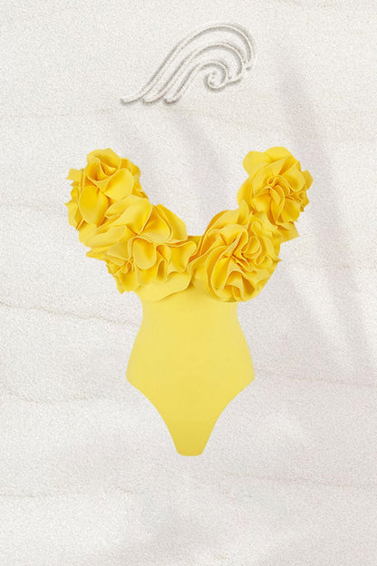 Conjunto de baño de dos piezas Susan Sculpt Flower 