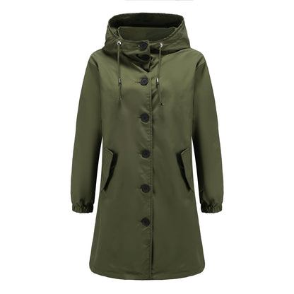 Casual Waterproof Outdoor Rain Jacket with Hood for Women | Great for Outdoor Activities