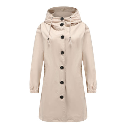 Casual Waterproof Outdoor Rain Jacket with Hood for Women | Great for Outdoor Activities