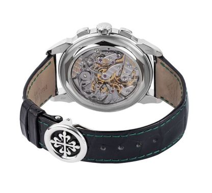 Patek Philippe Patek Philippe Perpetual Calendar Chronograph Green Dial Platinum 41 mm