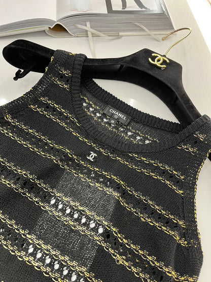 CC Stripe Transparent Tank