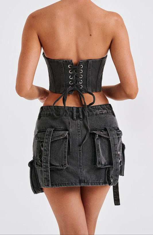Jazmín Corset - Black