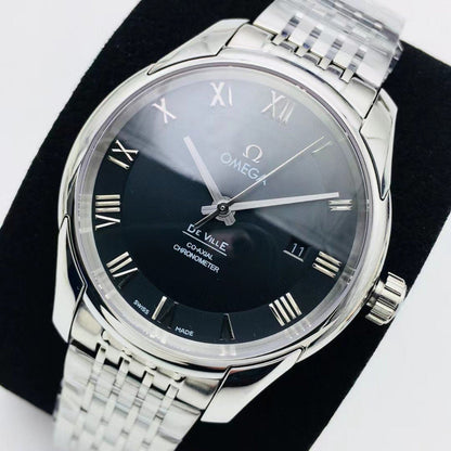 DEVILLE HOUR VISION CO-AXIAL STAINLESS STEEL BLACK DIAL